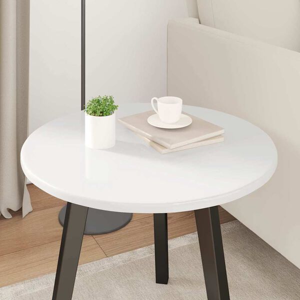 vidaXL Table Top High gloss white 50 x 50 x 1.5 cm Engineered Wood