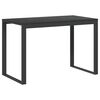vidaXL Computer Desk Black 110x60x73 cm Engineered Wood
