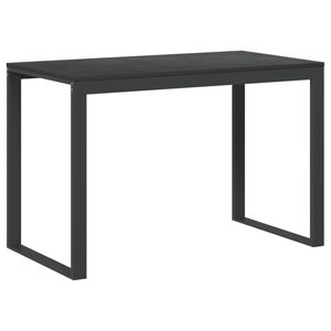 vidaXL Computer Desk Black 110x60x73 cm Engineered Wood