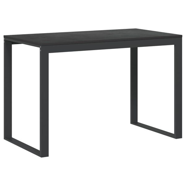 vidaXL Computer Desk Black 110x60x73 cm Engineered Wood
