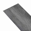 vidaXL Self-adhesive Flooring Plank 32 pcs Shiny Grey 4.46 m&sup2; PVC