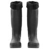 vidaXL Rian Boots with Removable Socks Black Size 40 PVC