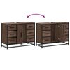 vidaXL Bathroom Sink Cabinet Brown Oak 80x33x60 cm Engineered Wood