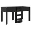 vidaXL Bunk Bed for Kids Black Oak 100 x 200 cm Engineered wood