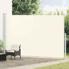 vidaXL Patio Retractable Side Awning 220x500 cm Cream