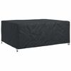 vidaXL Furniture Cover Plain Black 220 x 190 x 85 cm 210D