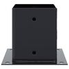 vidaXL Post Bases Square 12 pcs Anthracite 121x121 mm Powder-coated Steel