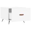 vidaXL Coffee Tables 2pcs High Gloss White 50x50x40 cm Engineered Wood