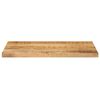 vidaXL Table Top 40x30x3.8 cm Rectangular Solid Wood Rough Mango