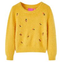 Kids' Sweater Knitted Ochre 92