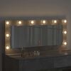 vidaXL Vanity Mirror with Mirror Concrete Grey 100 x 45 x 18 cm