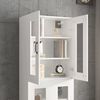 vidaXL Hanging Wall Cabinet White 69.5x34x90 cm