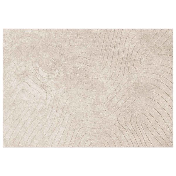 vidaXL Area Rugs Rectangular PALMERAS Beige 170 x 120 cm Polyester
