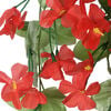 vidaXL Flower Garlands 3 pcs Red 85 cm