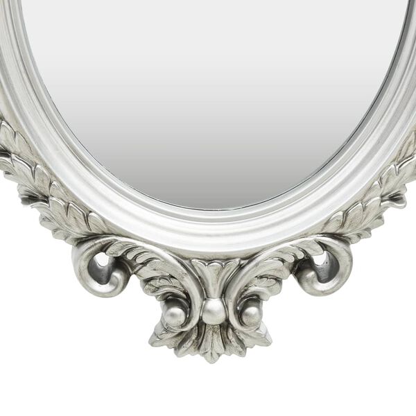 vidaXL Wall Mirror Castle Style 56x76 cm Silver