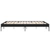 vidaXL Bed Frame without Mattress Black 150x200 cm King Size
