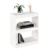 vidaXL Book Cabinet/Room Divider White 60x30x71.5 cm Solid Wood Pine