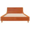 vidaXL Bed Frame without Mattress Wax Brown 100x200 cm Solid Wood Pine