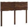 vidaXL Live Edge Headboard ROSTOCK Dark Brown 150 cm Solid Acacia Wood