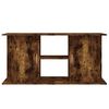 vidaXL Aquarium Stand Smoked Oak 121x41x58 cm Engineered Wood