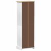 vidaXL Wardrobes with Drawer White 55 x 38 x 170 cm Solid Pine Wood