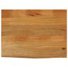 vidaXL Table Top Live Edge 70x60x2.5 cm Solid Wood Mango