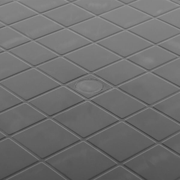 vidaXL Garden Table Anthracite 89 cm Plastic