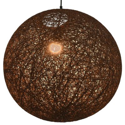 vidaXL Hanging Lamp Brown Sphere 55 cm E27