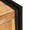 vidaXL Shoe Cabinet with Door Brown 90 x 38 x 45 cm Solid Mango Wood