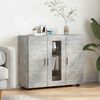 vidaXL Sideboard Concrete grey 55.5 x 29 x 100 cm Engineered Wood