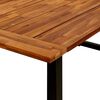 vidaXL Garden Table with U-shaped Legs 180x90x75 cm Solid Acacia Wood