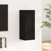 vidaXL Hanging Cabinet Black 35x34x90 cm Engineered Wood