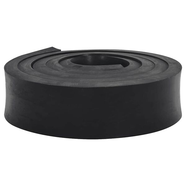 vidaXL Rubber Edge for Snow Plow Black 300x8x2 cm