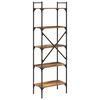 vidaXL Bookcase Old Wood 56 x 32 x 174 cm Engineered Wood