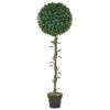 vidaXL Artificial Plant Bay Tree with Pot Green 130 cm
