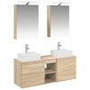 vidaXL Bathroom Furniture Set 5 pcs Sonoma Oak