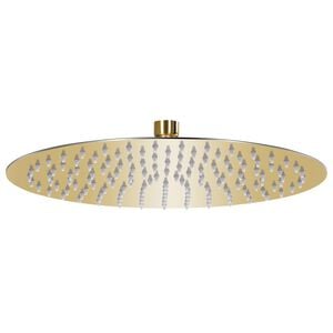 vidaXL Rain Shower Head Stainless Steel 30 cm Round Gold