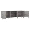 vidaXL TV Cabinet Grey Sonoma 150x30x50 cm Engineered Wood