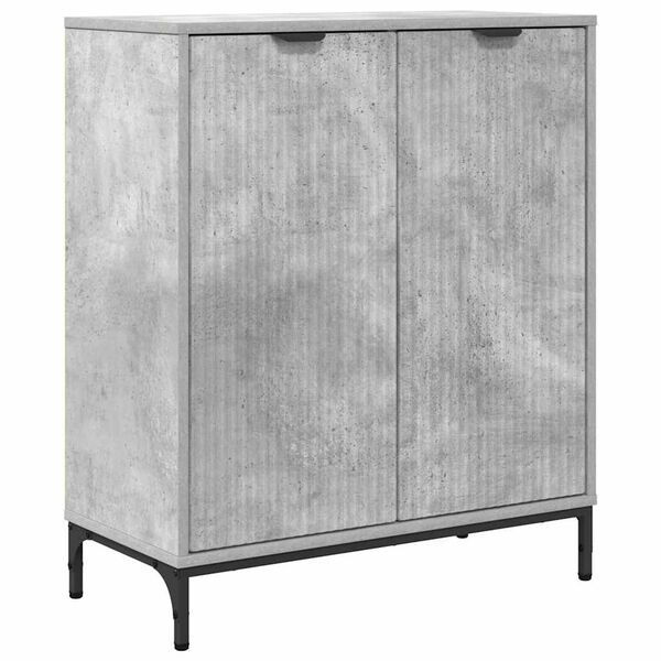 vidaXL Sideboard Concrete Grey 69.5 x 33 x 82 cm Engineered Wood