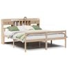 vidaXL Bookcase Bed without Mattress 180x200 cm Super King Solid Wood Pine