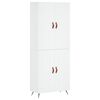 vidaXL Highboard White 69.5x34x180 cm Engineered Wood
