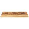 vidaXL Table Top 90x60x2.5 cm Rectangular Solid Wood Rough Mango