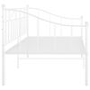 vidaXL Sofa Bed Frame without Mattress White Metal 90x200 cm