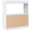 vidaXL Highboard White 92x33x100 cm Engineered Wood