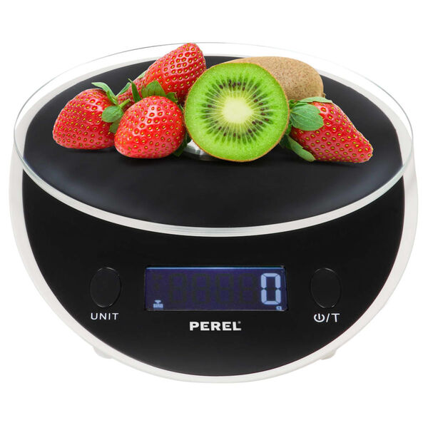 Perel Digital Kitchen Scale 5 kg Black