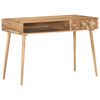 vidaXL Writing Desk 115x50x76 cm Solid Acacia Wood
