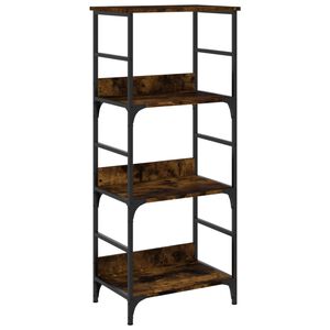 vidaXL Bookshelf Smoked Oak 50x33x117.5 cm Engineered Wood