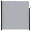 vidaXL Retractable Side Awning 600 x 200 cm Polyester Rectangular Grey