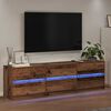 vidaXL TV Units 2 pcs Old Wood 180 x 34 x 50 cm Engineered Wood