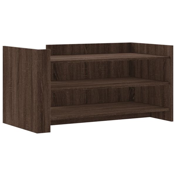 vidaXL Coffee Table Brown Oak 100x50x50 cm Engineered Wood